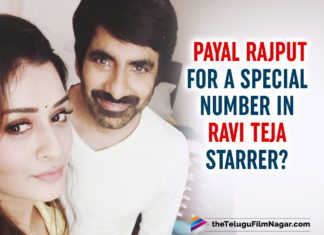 Payal Rajput Is On Board For An Item Song For This Ravi Teja Starrer