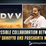 Did RRR Producer DVV Danayya Confirm A Film With KGF Director Prashanth Neel?