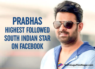 Prabhas Beats Allu Arjun To Become The Highest Followed South Indian Celebrity On Facebook