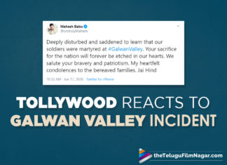 Tollywood Reacts To The India-China Standoff At Galwan Valley