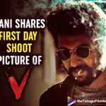 Nani Shares First Day Shoot Picture From The Sets Of V
