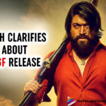 KGF: Chapter 2- Yash’s Revelation About The Movie Release Makes Fans Happy