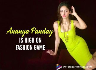 Ananya Panday Makes Fashion Statement Dressing In Neon Bodycon Dress