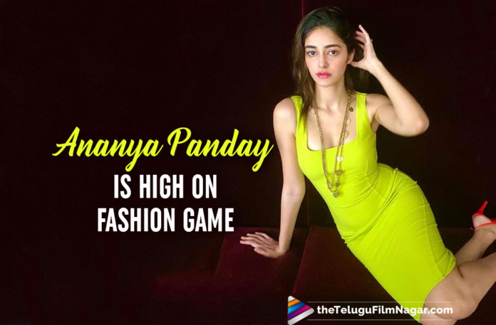 Ananya Panday Makes Fashion Statement Dressing In Neon Bodycon Dress