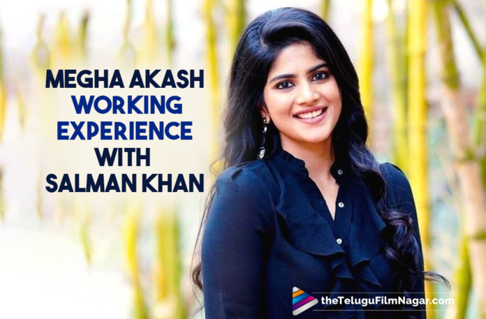 Megha Akash Shares Her Experience Working With Salmaan Khan