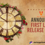 #Prabhas20: UV Creations Announce First Look Release Date!