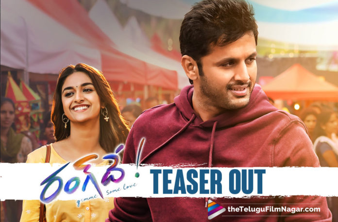 Rang De: Team Wishes Nithiin With Special Marriage Comedy Teaser