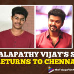 Thalapathy Vijay’s Son Jason Sanjay Returns To India After Being Stranded In Canada