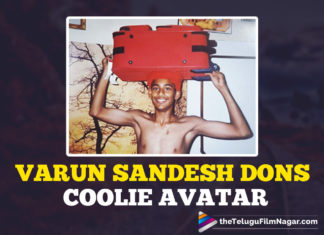 Varun Sandesh Dons Coolie Avatar In THIS Throwback Picture