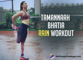 Tamannaah Bhatia Working Out In The Rain Is Giving Us Angelic Feels