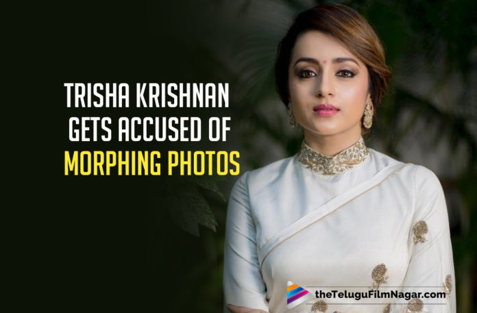 Trisha Krishnan Accused For Morphing Pictures By Meera Mithun