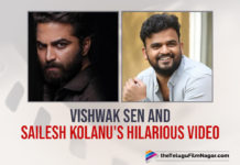 HIT Director Sailesh Kolanu Shares ROFL Video With Vishwak Sen