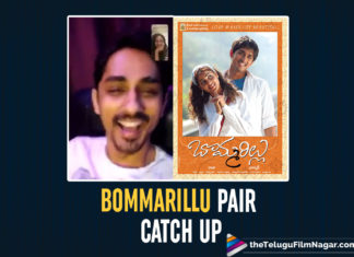 Siddharth And Genelia Catch Up Over Video Call To Discuss Bommarillu