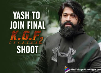 KGF Chapter 2: Yash To Begin Shooting Soon and Wrap Up By October End