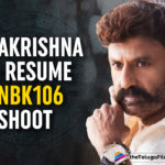 #NBK106: Nandamuri Balakrishna To Resume Shooting For Boyapati Srinu's Directorial