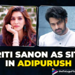 Adipurush: Kriti Sanon to Play Sita in this Prabhas starrer?