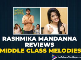 Rashmika Mandanna Heaps Praises On Anand Deverakonda's Middle Class Melodies