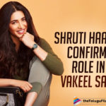 Shruti Haasan Confirms Her Role In Pawan Kalyan Starrer Vakeel Saab