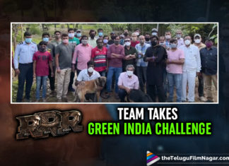 RRR Teams Accepts Ram Charan Aka Ramaraju's Green India Challenge
