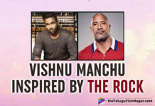 Vishnu Manchu Shares A Picture With His Daughter Ayra After Being Inspired By The Rock