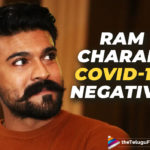 Ram Charan Tests Negative For COVID-19
