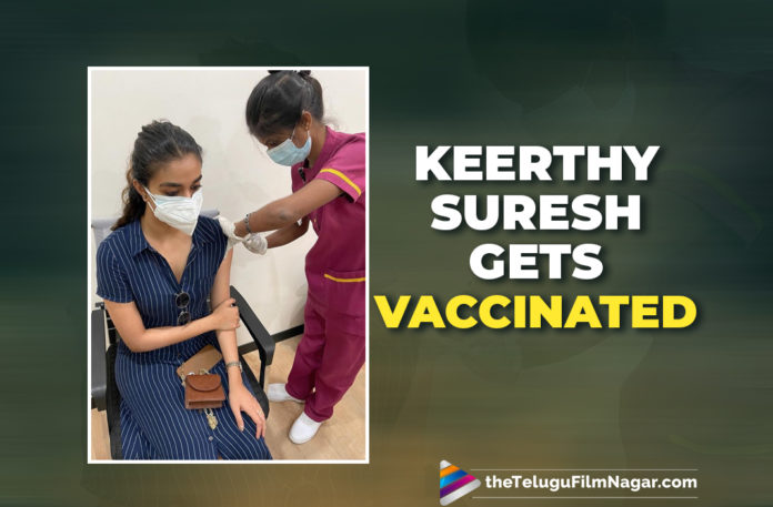 Keerthy Suresh Gets Vaccinated Against Covid 19,Telugu Filmnagar,Latest Telugu Movies News,Telugu Film News 2021,Tollywood Movie Updates,Latest Tollywood News,Keerthy Suresh Get First Dose Of Covid-19 Vaccine,Covid-19 Vaccine,Covid-19 Vaccination,Covid-19,Covid Vaccine,Keerthy Suresh Covid-19 Vaccine,Keerthy Suresh Takes First Dose Of Covid-19 Vaccine,Keerthy Suresh Takes The First Jab Of Covid-19 Vaccine,Keerthy Suresh Gets First Dose Of Covid Vaccine,Keerthy Suresh Receive First Jab Of Covid-19 Vaccine,Keerthy Suresh Takes First Jab Of Covid-19 Vaccine,Keerthy Suresh Takes The First Dose Of Covid 19 Vaccine,Keerthy Suresh Shares Pic,Keerthy Suresh Latest Photo,Keerthy Suresh Pictures,Keerthy Suresh Images,Keerthy Suresh News,Keerthy Suresh Latest News,Keerthy Suresh Movies,Keerthy Suresh New Movie,Keerthy Suresh Latest Movie,Keerthy Suresh Upcoming Movies,Keerthy Suresh Gets Vaccinated,Heroine Keerthy Suresh Gets Vaccinated,Keerthy Suresh Covid 19 Vaccine