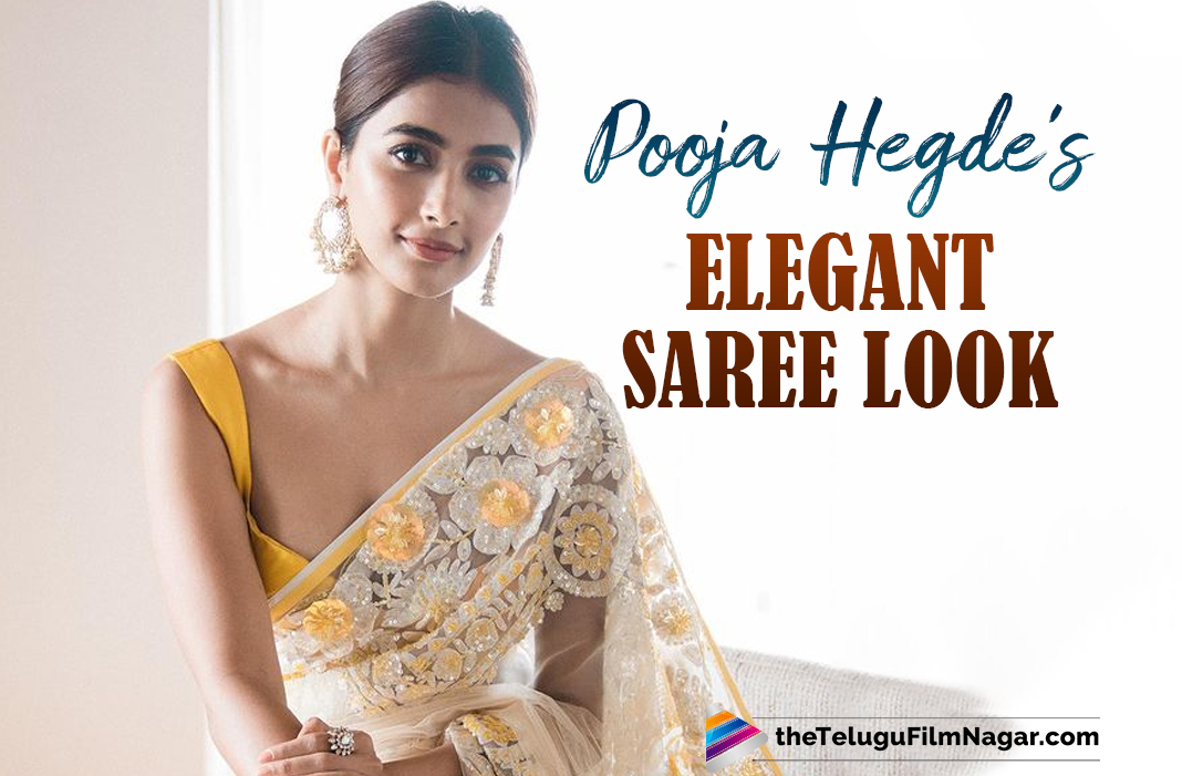 Pooja Hegde Flaunts Her Elegant Saree Look In Her Latest Instagram Post