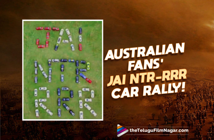 Watch Tarak Craze In Australia: Fans Took Jai NTR-RRR Car Rally!,Telugu Filmnagar,Latest Telugu Movies 2022,Telugu Film News 2022,Tollywood Movie Updates,Latest Tollywood Updates, Jr NTR,Hero Jr NTR,Actor Jr NTR,Nandamuri Taraka Rama Rao,Jr NTR Movie,Jr NTR Upcoming Movie,Tarak fans in Australia,Jr NTR Fans successfully created the ‘Jai NTR-RRR’ slogan with cars, Jr NTR fans from Melbourne,Jr NTR Fans with 70Cars,Australia very tactfully organised a rally of 70 cars,Jr NTR Fans Rally with Huge and expensive cars,Jr NTR Fans Shared a Video in Social Media, Tarak fans in Australia recently arranged a car rally and took drone shots and Shared in social Media,A huge 70+ car rally in Melbourne,RRR craze and the actor has among the fans abroad, Jr NTR Fans Abroad,Jr NTR RRR Movie,Jr NTR As A Bheem in RRR Movie,RRR Movie Director SS Rajamouli,SS Rajamouli Pan India Movie RRR,RRR pan India Movie,RRR Craze in Australia, RRR pan India Movie,RRR In Hindi Version,RRR Movie Hindi Version Review,RRR Hindi Review,RRR Telugu Movie Review,RRR Movie Review,RRR First Review, RRR Movie,RRR Movie Interviews,RRR Movie on March 25th,RRR Movie Promotions,RRR Movie Promotions Event,RRR Movie Review,RRR Movie Songs,RRR Movie First Review,RRR Review,RRR Twitter Reviews,Jr NTR About Malayalam language, RRR Movie Super Hit Songs,RRR Multistarrer Movie,RRR releasing on 25th of this month stars Alia Bhatt and Olivia Morris,RRR Review,RRR Telugu Movie,Rajamouli hailed the creativity of the memers, RRR Telugu Movie Review,SS Rajamouli Multistarrer Movie RRR,Telugu Film News 2022,Telugu Filmnagar,Tollywood Movie Updates,#RRR,#NTR,#RRRMovie