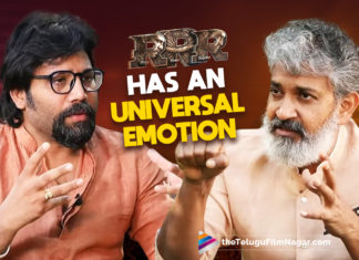 RRR Has An Universal Emotion, Says SS Rajamouli In An Interview With Sandeep Reddy Vanga,Telugu Filmnagar,Latest Telugu Movies 2022,Telugu Film News 2022,Tollywood Movie Updates,Latest Tollywood Updates, RRR,RRR Movie,RRR Telugu Movie,RRR Movie latest updates,RRR Campaign Updates,RRR movie Promotions updates,RRR Team Promotions,RRR Promotions,legendary director SS Rajamouli, SS Rajamouli Interviews,SS Rajamouli Interview with Sandeep Reddy Vanga,SS Rajamouli with Tollywood’s young sensational director,Sandeep Reddy Vanga is a huge fan of the interval blocks of Rajamouli’s films, Sandeep Reddy Vanga discussed the interval block of Chatrapathi with Rajamouli,Rajamouli talks about the shooting locations of RRR,RRR Movie Major part Shooting in Hyderabad,Tarak’s introduction scene was shot in Bulgaria , Naatu Naatu was shot in the Ukraine’s presidential building,Rajamouli reveals that the story of the film runs in Delhi of the 1920s,RRR Movie Review,RRR Telugu movie Review,RRR First Review,RRR Twitter Review, Rajamouli had actually planned for 225 to 240 shooting days,RRR interval sequence the shooting days were extended to 65 nights, Sandeep Reddy Vanga wants to observe Rajamouli’s direction closely in his next film with Mahesh Babu,Sandeep Reddy Vanga Wants To joi With Rajamouli next Movie For 20-25day to observe the Direction, #RRR,#SSRajamouli,#Sandeepreddyvanga