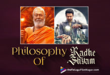Philosophy Of Radhe Shyam,Telugu Filmnagar,Latest Telugu Movies News,Telugu Film News 2021,Tollywood Movie Updates,Latest Tollywood News, Radhe Shyam,Radhe Shyam Movie,Radhe Shyam Telugu Movie,Radhe Shyam Upcoming Movie,Radhe Shyam Latest Blockbuster Movie,Radhe Shyam Box Offcie Collection,Radhe Shyam Worl wide Collections, Philosophy Of Radhe Shyam,Radhe Shyam Philosophy,Director Raha Krishna Movie Radhe Shyam Philosophy,Beautiful Radhe shyam love story of Vikramaditya and Prerana,Director Radha Krishna delivered a great philosophy in the Movie,Vikramaditya and Paramahamsa through the concepts of palmistry fate and destiny, Paramahamsa writes a book named Palmistry 99% Science,Paramahamsa says that no science is 100 percent true,Most successful people in the world belong to that 1 percent,Vikramaditya challenges his destiny, Prabhas Radhe Shyam World wide Movie,Prabhas Latest Movie,Krishnam Raju,UV Creations,Radha Krishna Kumar,Radhe Shyam Movie,Radhe Shyam Telugu Movie, Radhe Shyam Movie Live Updates,Radhe Shyam Pure classic romantic Movie,Radhe Shyam Movie about love and destiny,Krishnam Raju played the role of Pramahamsa, Prabhas as Vikramaditya in Radhe Shyam Movie,Visuals Of The Song Sanchari,Visual Of Radhe Shyam,Cinematography by Manoj Paramahamsa,Thaman s BGM, Thaman BGM Music For the Radhe shyam,Radhe shyam love story is about Vikramaditya and Prerana,Audience is falling in love with the film Radhe Shyam, Audience are enjoying the nostalgic feeling given by the team of Radhe Shyam,#radhakrishna,#radheshyamphilosophy