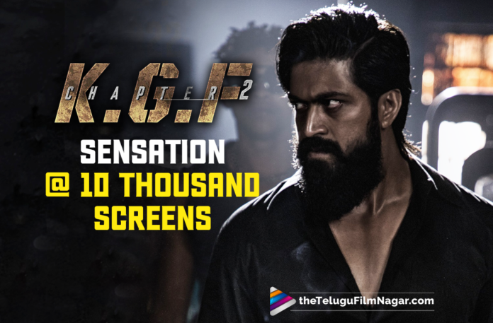 KGF 2 Creates Sensation On Over 10,000 Screens,40 Lakh Tickets!,Telugu Filmnagar,Latest Telugu Movies News,Telugu Film News 2022,Tollywood Movie Updates,Tollywood Latest News, KGF2 Movie,KGF2 Movie Creates Sensation,KGF2 Creates Sensation on Over 10,000 Screens,KGF2 40lakhs Tickets,Yash KGF2 Movie Creates Sensation,yash KGF2 Movie in 10000 Screens, KGF2 Movie Updates,KGF2 latest Records,KGF2 Movie Creates Sensational Records,KGF2 movie over 10,000 Screens and 40lakhs Tickets,Rocky Bhai Yash KGF2 Movie Updates,Rocky Bhai Yash KGF2 Movie Creates Sensation