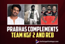Prabhas Wishes More Power To Team KGF 2 And RCB, Being Thanked!,Telugu Filmnagar,Latest Telugu Movies News,Telugu Film News 2022,Tollywood Movie Updates,Tollywood Latest News, Prabhas,Hero Prabhas,Pan India Star Prabhas,Prabhas Upcoming Movie,Prabhas whishes to Team KGF and RCB,Prabhas Wihses to More Power to Team KGF and RCB,Prabhas New Movie Updates, Prabhas Upcoming Pan India Movie,Prabhas Salaar Movie Updates,Kannada Superstar Yash KGF Chapter 2 Movie,Rebel Star Prabhas extended his support to KGF 2 and Royal Challengers Bangalore, Baahubali Star Prabhas,Prabhas in Instagram and shared the KGF- RCB combination video