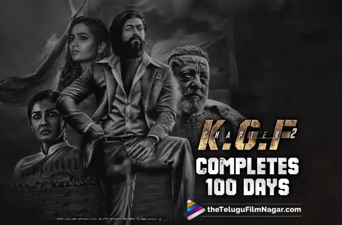 KGF Chapter 2 Telugu Movie Completes 100 Days: Makers Call It A Beginning,Telugu Filmnagar,Latest Telugu Movies News,Telugu Film News 2022,Tollywood Movie Updates,Tollywood Latest News, KGF Chapter 2,KGF Chapter 2 Movie,KGF Chapter 2 Pan Indian MOvie,KGF Chapter 2 Completes 100 Days,KGF Chapter 2 Movie Latest Updates,KGF Chapter 2 Completes 100 Days, Yash,KGF Star Hero Yash,Yash latest Movie KGF Chapter 2 Completes 100Days,Makers OF KGF Chapter 2 Movie Says It Beginning of KGF,KGF Chapter 2 Completes 100days Makers Say its a Beginning Lot To Go, Yash Upcoming Movies,Yash New Movie Updates,Yash Next Projects