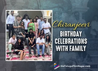 Chiranjeevi's Birthday Celebrations With His Family - Video Glimpse Released By Megastar