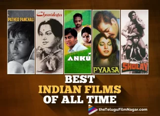 Best Indian Films Of All Time – Listed By FIPRESCI India, FIPRESCI India, Best Indian Films Of All Time, International Federation Of Film Critics, ten best Indian films, Indian Chapter Of International Federation Of Film Critics, Pather Panchali, Meghe Dhaka Tara, Bhuvan Shome, Elippathayam, Ghatashraddha, Garm Hava, Charulata, Ankur, Pyaasa, Sholay, Satyajit Ray's Pather Panchali, Best Indian Films, Best Films, Best Indian Movies, List of 10 all time best Indian Movies, Top 10 Indian Movies, Telugu Film News 2022, Telugu Filmnagar, Tollywood Latest, Tollywood Movie Updates, Tollywood Upcoming Movies