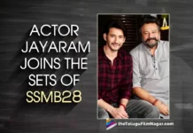 Versatile Actor Jayaram Joins The Sets Of SSMB28