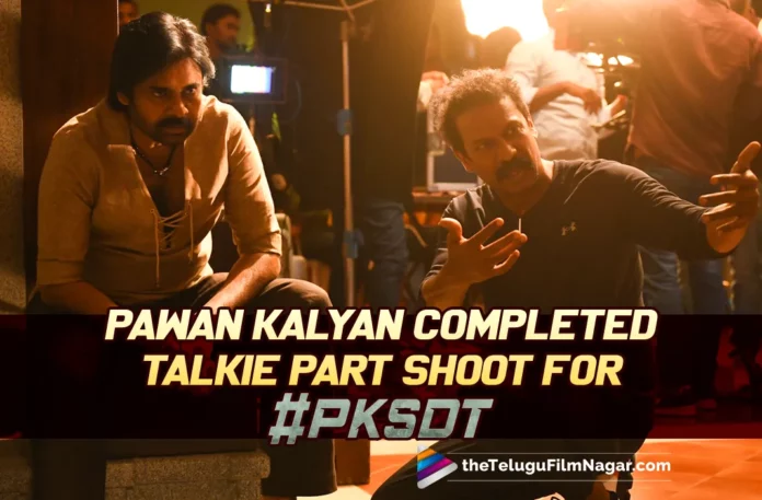Pawan Kalyan Completed Talkie Part Shoot For PKSDT