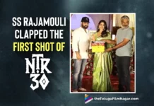 SS Rajamouli Clapped The First Shot Of NTR30