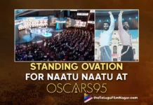 Proud Moment for Indian Cinema: Standing Ovation for Naatu Naatu At Oscars