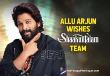 Allu Arjun Wishes Shaakuntalam Team On Twitter