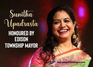 Singer Sunitha Upadrasta Honoured By Edison Township Mayor