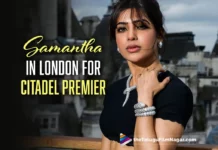 Samantha Ruth Prabhu In London For Citadel Premiere