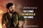 Saindhav’s Second Schedule Begins