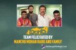 Balagam Team Felicitated By Manchu Mohan Babu And Family