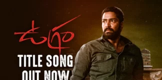 Ugram Title Song Out Now