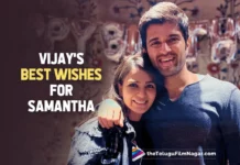 Vijay Deverakonda Wishes His Co-Star Samantha A Huge Success