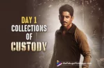 Day 1 Collections Of The Film Custody