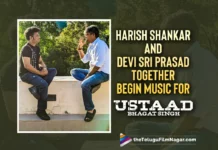 Blockbuster Duo Harish Shankar and Devi Sri Prasad Together Begin Music For Ustaad Bhagat Singh