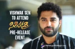 Vishwak Sen To Attend Simhadri Pre-Release Event
