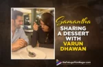 Samantha Ruth Prabhu Sharing A Dessert With Varun Dhawan